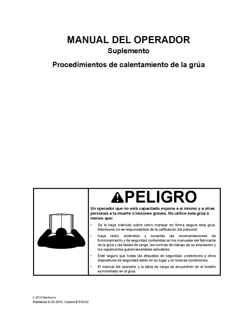 National Crane NC1300A Spanish Operators and Maintenance Manual PDF Download