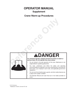 National Crane NC1400A Operators and Maintenance Manual PDF Download