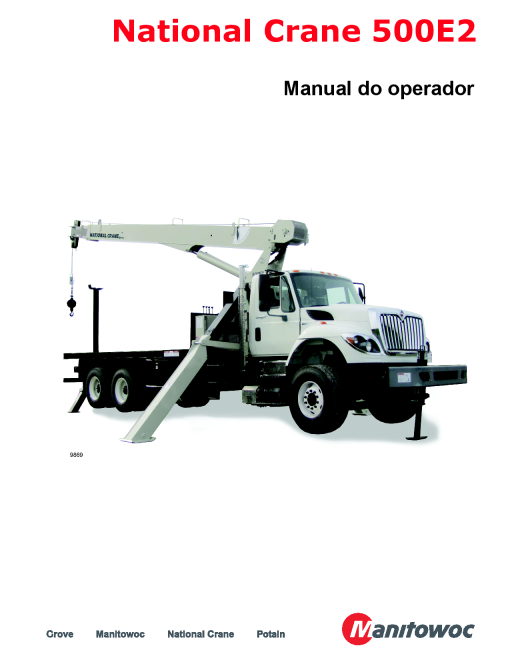 National Crane NC500E2 Portuguese Operators and Maintenance Manual PDF Download