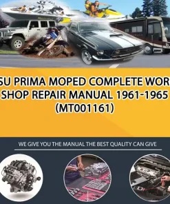 Nsu Prima Moped Complete Workshop Repair Manual 1961-1965 (MT001161)