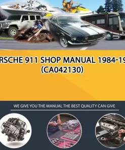 Porsche 911 Shop Manual 1984-1989 (CA042130)