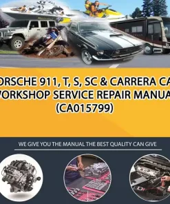 Porsche 911, T, S, Sc & Carrera Car Workshop Service Repair Manual (CA015799)