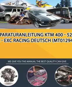 Reparaturanleitung Ktm 400 - 520 - Sc - Exc Racing Deutsch (MT012940)