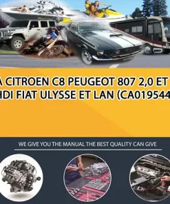Rta Citroen C8 Peugeot 807 2,0 Et 2,2 Hdi Fiat Ulysse Et Lan (CA019544)