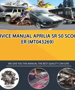 Service Manual Aprilia Sr 50 Scooter (MT043269)