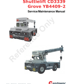 Shuttlelift CD3339 Workshop Repair Service Manual PDF Download