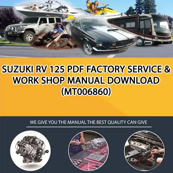 Suzuki Rv 125 Pdf Factory Service & Work Shop Manual Download (MT006860)