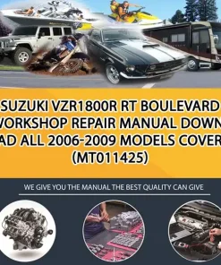 Suzuki Vzr1800R Rt Boulevard Workshop Repair Manual Download All 2006-2009 Models Covered (MT011425)