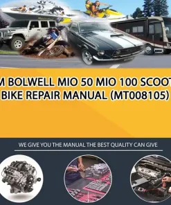 Sym Bolwell Mio 50 Mio 100 Scooter Bike Repair Manual (MT008105)