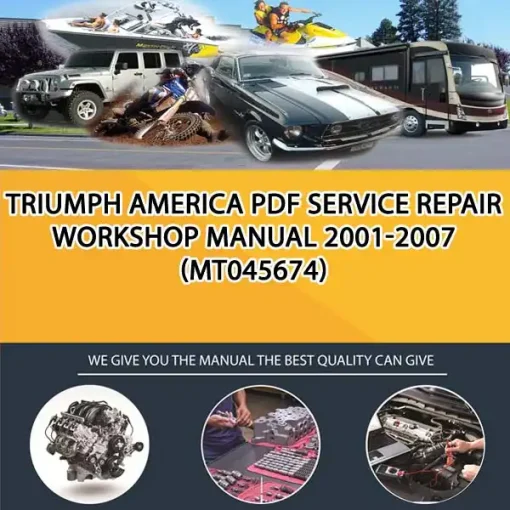Triumph America Pdf Service Repair Workshop Manual 2001-2007 (MT045674)