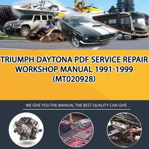 Triumph Daytona Pdf Service Repair Workshop Manual 1991-1999 (MT020928)