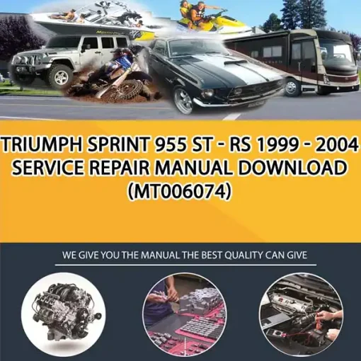 Triumph Sprint 955 St - Rs 1999 - 2004 Service Repair Manual Download (MT006074)