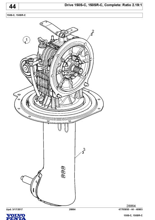 Volvo 150S C, 150SRC Parts manual catalog PDF Download