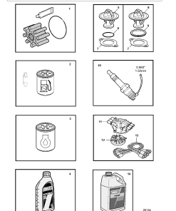 Volvo 4.3GXi- C CF D DF, 4.3OSi- C CF D DF Engine Parts manual catalog PDF Download