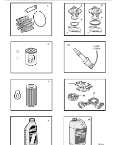 Volvo 5 0GXiEP Engine Parts manual catalog PDF Download