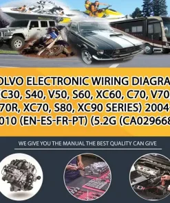 Volvo Electronic Wiring Diagram (C30, S40, V50, S60, Xc60, C70, V70, V70R, Xc70, S80, Xc90 Series) 2004-2010 (En-Es-Fr-Pt) (5.2G (CA029668)