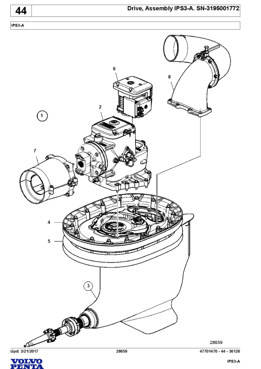 Volvo IPS3A Parts manual catalog PDF Download