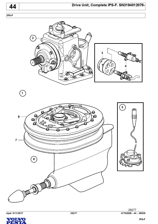 Volvo IPSF Parts manual catalog PDF Download