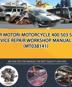 Vor Motori Motorcycle 400 503 Service Repair Workshop Manual (MT038141)