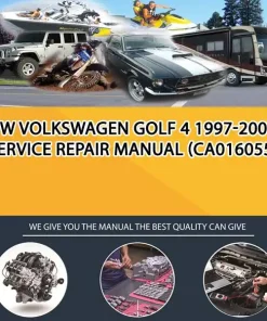Vw Volkswagen Golf 4 1997-2006 Service Repair Manual (CA016055)