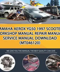 Yamaha Aerox Yg50 1997 Scooter Workshop Manual Repair Manual Service Manual Download (MT046120)