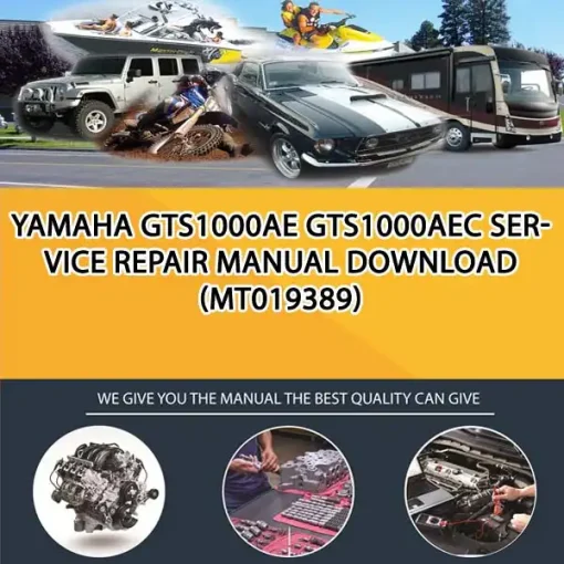 Yamaha Gts1000Ae Gts1000Aec Service Repair Manual Download (MT019389)