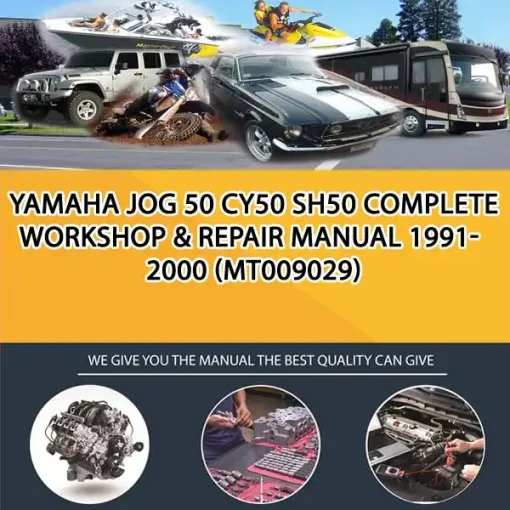 Yamaha Jog 50 Cy50 Sh50 Complete Workshop & Repair Manual 1991-2000 (MT009029)