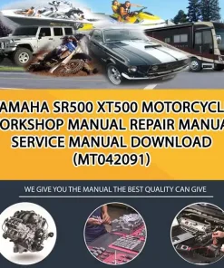 Yamaha Sr500 Xt500 Motorcycle Workshop Manual Repair Manual Service Manual Download (MT042091)