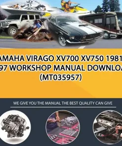 Yamaha Virago Xv700 Xv750 1981-1997 Workshop Manual Download (MT035957)