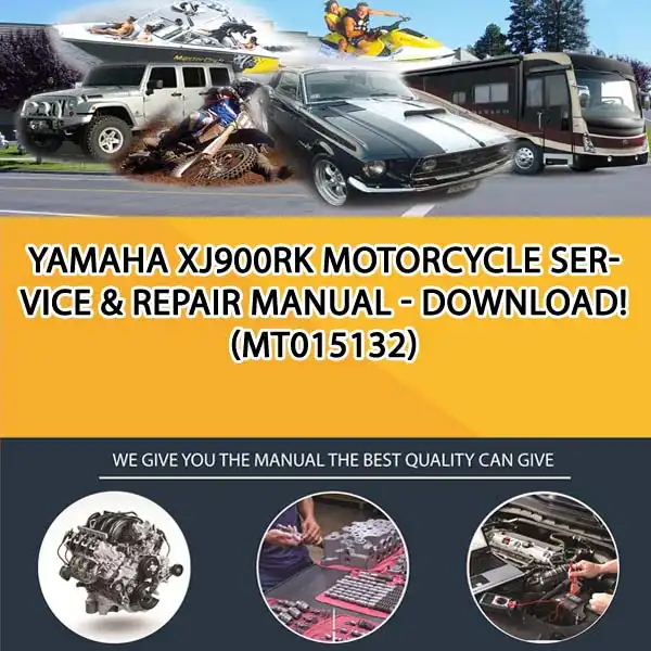 Yamaha Xj900Rk Motorcycle Service & Repair Manual - Download! (MT015132)