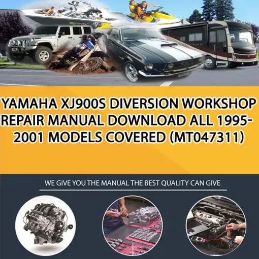 Yamaha Xj900S Diversion Workshop Repair Manual Download All 1995-2001 Models Covered (MT047311)