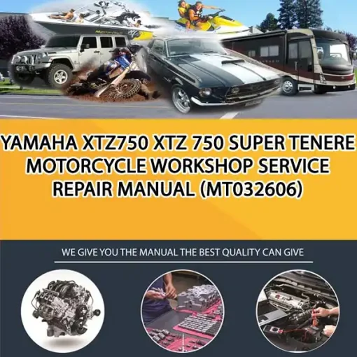 Yamaha Xtz750 Xtz 750 Super Tenere Motorcycle Workshop Service Repair Manual (MT032606)