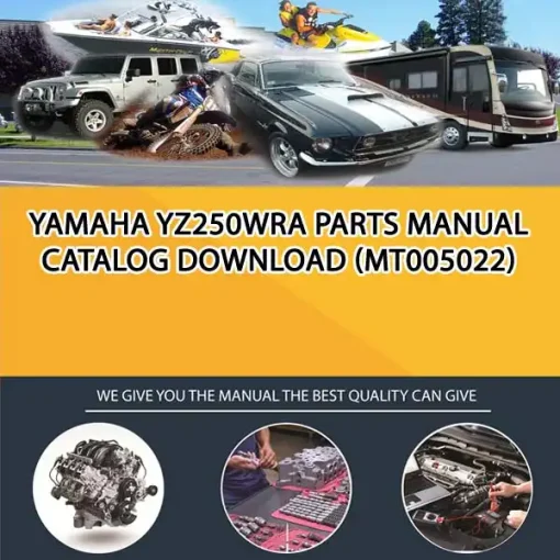 Yamaha Yz250Wra Parts Manual Catalog Download (MT005022)