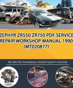 Zephyr Zr550 Zr750 Pdf Service Repair Workshop Manual 1990 (MT020877)