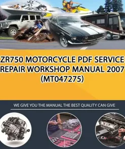 Zr750 Motorcycle Pdf Service Repair Workshop Manual 2007 (MT047275)