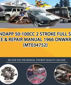Zundapp 50-100Cc 2 Stroke Full Service & Repair Manual 1966 Onwards (MT034752)