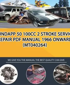 Zundapp 50 100Cc 2 Stroke Service Repair Pdf Manual 1966 Onward (MT040264)