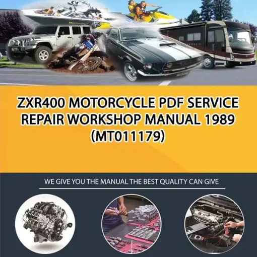 Zxr400 Motorcycle Pdf Service Repair Workshop Manual 1989 (MT011179)