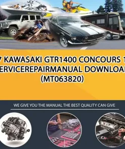 07 Kawasaki Gtr1400 Concours 14 Servicerepairmanual Download (MT063820)