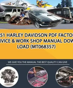 1951 Harley Davidson Pdf Factory Service & Work Shop Manual Download (MT068357)