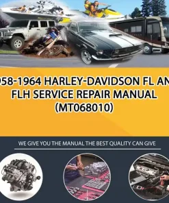 1958-1964 Harley-Davidson Fl And Flh Service Repair Manual (MT068010)