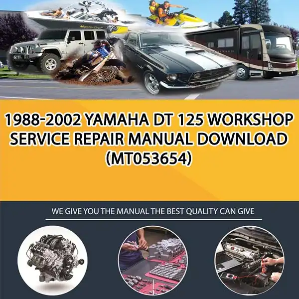 1988-2002 Yamaha Dt 125 Workshop Service Repair Manual Download (MT053654)