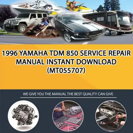 1996 Yamaha Tdm 850 Service Repair Manual Instant Download (MT055707)