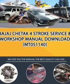 Bajaj Chetak 4 Stroke Service & Workshop Manual Download (MT051140)