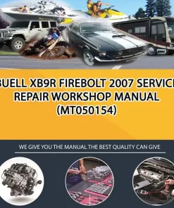 Buell Xb9R Firebolt 2007 Service Repair Workshop Manual (MT050154)