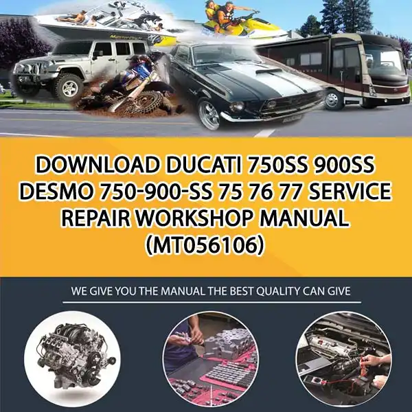 Download Ducati 750Ss 900Ss Desmo 750-900-Ss 75 76 77 Service Repair Workshop Manual (MT056106)