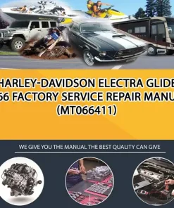 Harley-Davidson Electra Glide 1966 Factory Service Repair Manual (MT066411)
