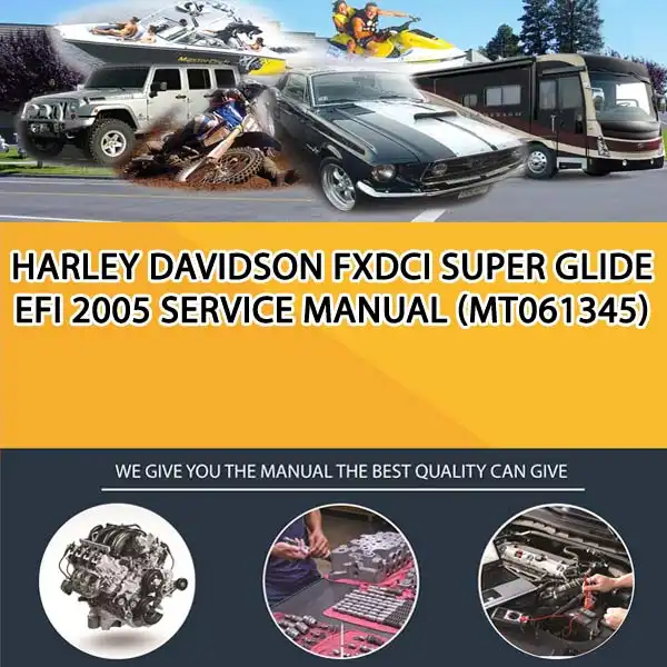Harley Davidson Fxdci Super Glide Efi 2005 Service Manual (MT061345)