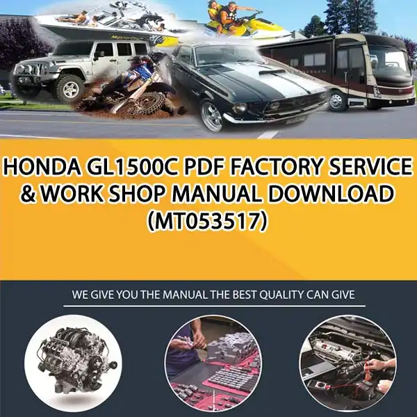Honda Gl1500C Pdf Factory Service & Work Shop Manual Download (MT053517)