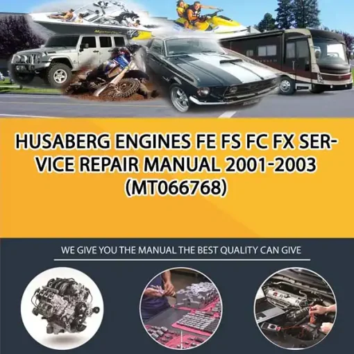 Husaberg Engines Fe Fs Fc Fx Service Repair Manual 2001-2003 (MT066768)